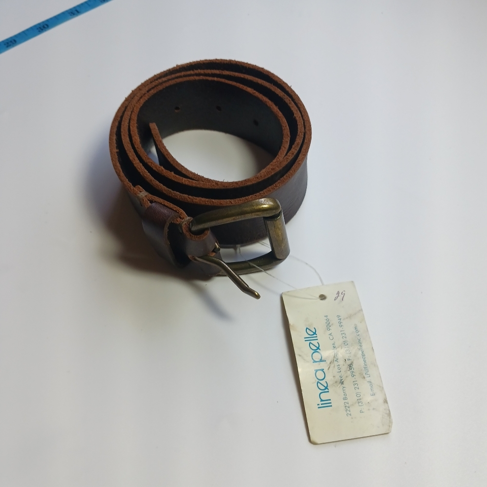 Linea Pelle Leather Belt size 29